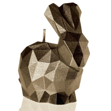Świeca Rabbit Low-Poly - Urocza dekoracja!