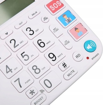 Стационарный телефон OR-813 с большими клавишами Стационарный телефон для пожилых людей