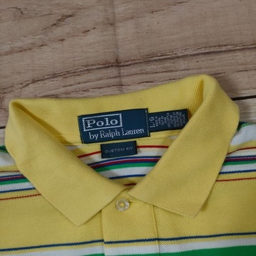 POLO RALPH LAUREN Koszulka Polo Męska w Paski r. L