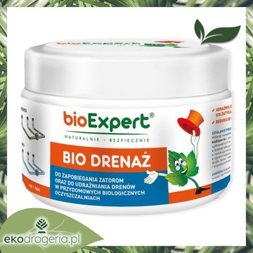 BIO Drenaż Sposób na Zatkany Drenaż BioExpert 250g Ekologiczny Udrażniacz