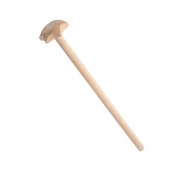 DREWNIANA MĄTEWKA KWIRLEJKA FIRLEJKA KOZIOŁEK 21cm