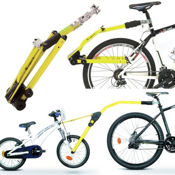 DRĄŻEK HOLOWNICZY SZTYWNY HOL ROWEROWY DO ROWERU DLA DZIECKA Trail Angel