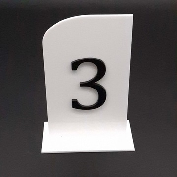 NUMERY NUMERK STOLIKÓW NA WESELE ŚLUB NA STÓŁ CYFRA DO BARU DO RESTAURACJI