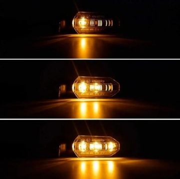 8 мм мотоцикл поворотные сигналы светодиодные янтарный мигающий свет мигающий свет 12 В