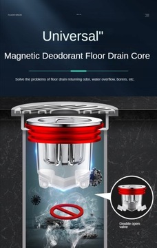 Дезодорант для трапов в полу, универсальная внутренняя вставка