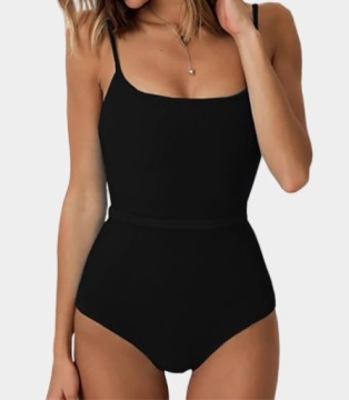 КУПАЛЬНИК ЦЕЛЬНЫЙ, ЧЕРНЫЙ LAKI M