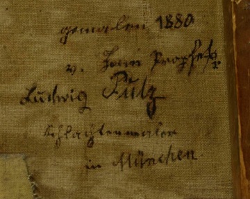 1880 Л. Путц 1866-1947 ART1.600€ старая картина маслом