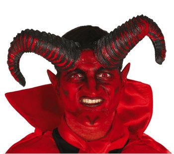 Opaska Rogi czerwone diabła demona duże
