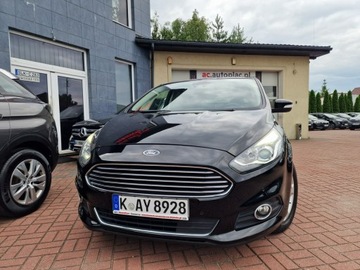 Ford S-Max II Van 1.5 EcoBoost 160KM 2016 Ford S-Max 1.6 Benzyna Titanium Grzane Fotele, zdjęcie 1