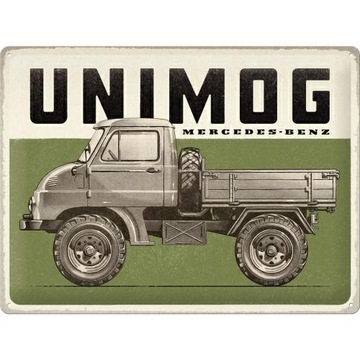 Tablica szyld MERCEDES-BENZ UNIMOG blacha 30x40