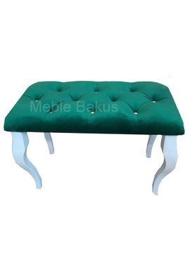 Pufa GLAMOUR ławeczka do salonu stylowy mebel