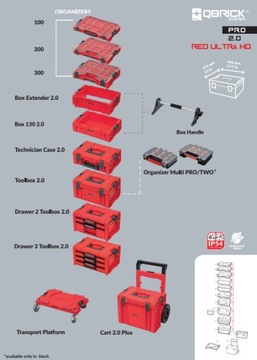 Qbrick PRO Toolbox 2.0 Red Ultra + Органайзер Multi