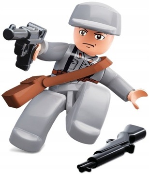 KLOCKI WOJSKO 1 FIGURKA MILITARNA, ŻOŁNIERZ 12 wz.