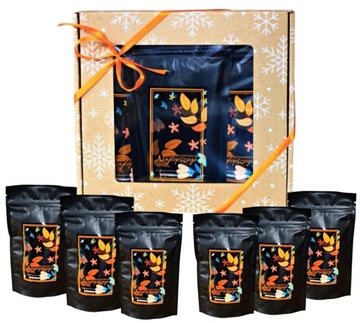 ZESTAW Herbaty CZARNE na prezent 300 g box prezentowy