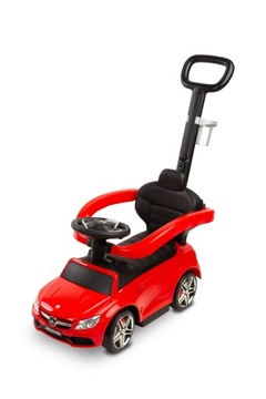 MERCEDES RIDE-BY CAR PUSH CAR AMG АВТО РЕЗИНОВЫЕ КОЛЕСА КОЖАНЫЕ СИДЕНИЯ