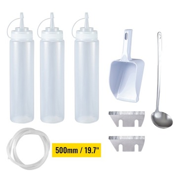 Двойные лезвия дробилки льда 300 Вт, 1450 об/мин, 34 л и мощный двигатель