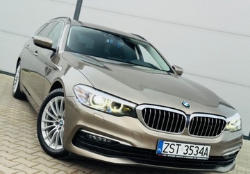 BMW Seria 5 G30-G31 Touring 520d 190KM 2018 BMW Seria 5 X Drive 190ps Virtual Tacho SportLine Bi Led Serwis Gwarancja, zdjęcie 9