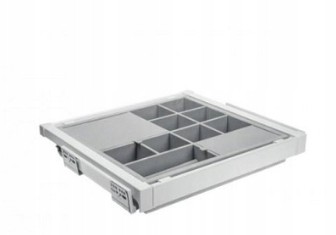 Szuflada z organizerem Elite biała 900 mm