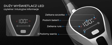 Беспроводной пылесос Air Essence Bise PRO, вертикальный, без мешка