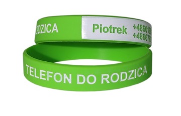 OPASKA DLA DZIECKA DZIECI NUMER TELEFONU RODZICA