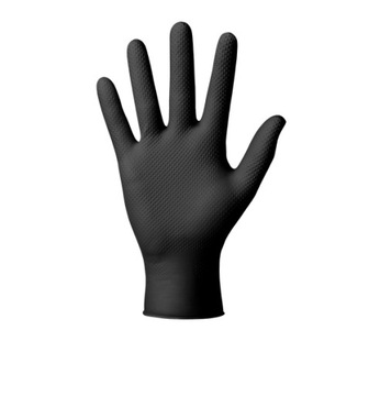 Нитриловые перчатки GoGrip, 50 шт. Л, черный