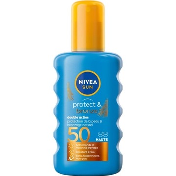 NIVEA Sun Protect Bronze balsam sprayu SPF50 200ml