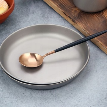 Lekki tytanowy talerz obiadowy talerz na owoce