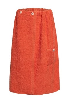 SAUNA KILT 100% BAWEŁNA MARCHEW MĘSKI 70/140 GUZIK