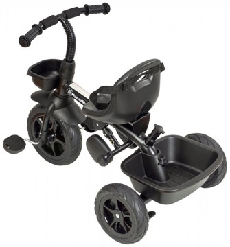 Корзина с ремнями для трехколесного велосипеда HyperMotion Tobi VECTOR Черный