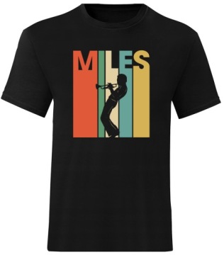 KOSZULKA MĘSKA MILES DAVIS JAZZ TRĄBKA PREZENT