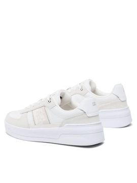 Tommy Hilfiger Białe Buty Damskie Sportowe Sneakersy Basket Sneaker r. 41