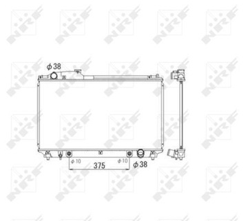 CHLADIČ MOTORU NRF 53584 1640050230