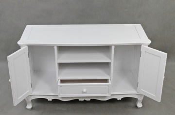 Новая подставка под телевизор, белого цвета.