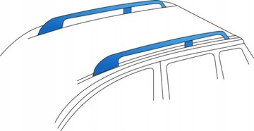 KUFR STŘEŠNÍ DO VW SHARAN (1996-2009R) ALU