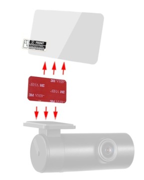 МОНТАЖНЫЙ КОМПЛЕКТ для 70mai FC02 ВНУТРЕННЯЯ НАКЛЕЙКА ЛЕНТА