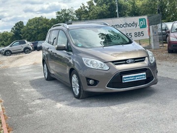 Ford C-MAX II Minivan 1.6 EcoBoost 150KM 2012 Ford Grand C-MAX Raty 1.6 benz Klimatronic, park asist Grzana szyba serw, zdjęcie 6