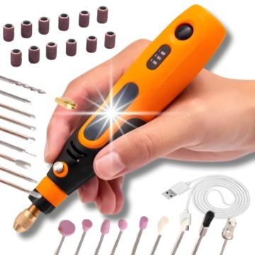 MINI ELEKTRYCZNA SZLIFIERKA WIERTARKA ELEKTRYCZNA POMARAŃCZOWA