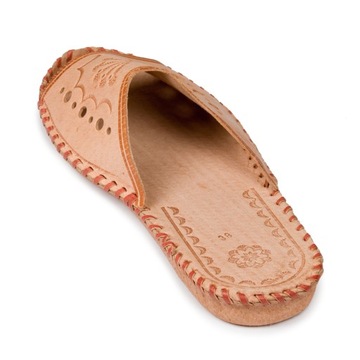 ТАПОЧКИ КОЖАНЫЕ ГОРСКИЕ ЖЕНСКИЕ, ДЫШАЩИЕ, размер 38