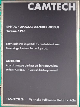 Цифро-аналоговый преобразователь Camtech 