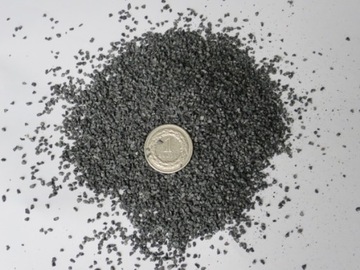 Zasypka drobny żwirek ogrodowy czarny bazalt piasek 1-2 mm nero ebano 24 kg
