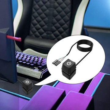 Przełącznik mobilny do komputerów stacjonarnych Komputer stacjonarny Przycisk włączania i wyłączania Przenośny kabel o długości 1,65 m