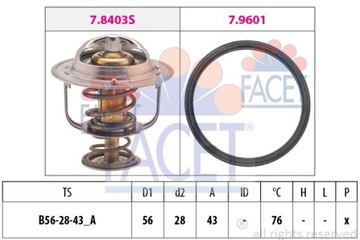 TERMOSTAT FACET 7.8403