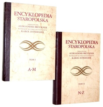 ENCYKLOPEDIA STAROPOLSKA [1-2] komplet Aleksander Bruckner