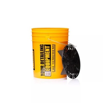 Work Stuff Detailing Bucket Yellow Wash + separator - żółte wiadro detailin