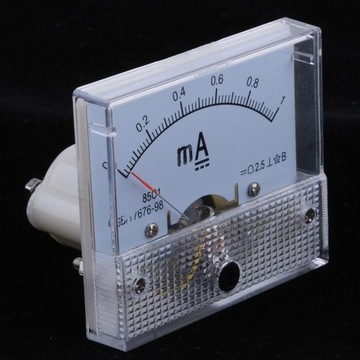 Набор из 2 амперметров постоянного тока мА и А с аналоговой панелью и амперметрами.