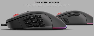 Myszka gamingowa Genesis Xenon 770 modularna RGB