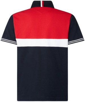 Koszulka polo TOMMY HILFIGER Logo Flaga Bawełna