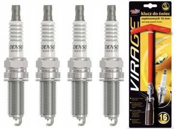 DENSO IXUH22FTT ŚWIECA ZAPŁONOWA + klucz do świec 16mm