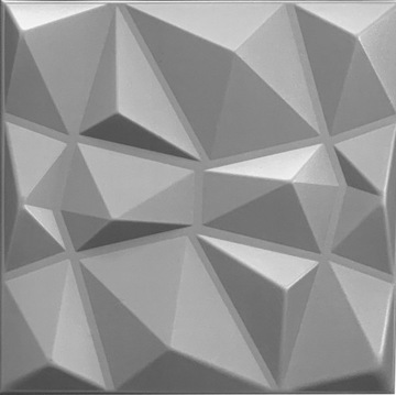 PANELE SZARY DIAMENT SAMOPRZYLEPNY KASETON SUFITOWY PIANKOWA DEKORACJA 3D