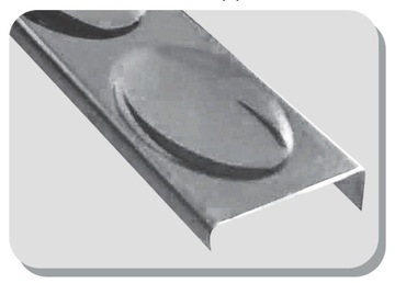 Profil dekoracyjny stal nierdzewna 30/270 CHROM LUSTRZANY
